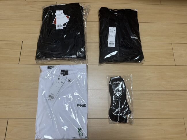 PINGゴルフ福袋2025-2026年版の中身全4点（LLサイズ）