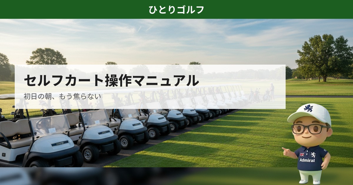 セルフカート操作マニュアル｜カート置き場の朝の風景