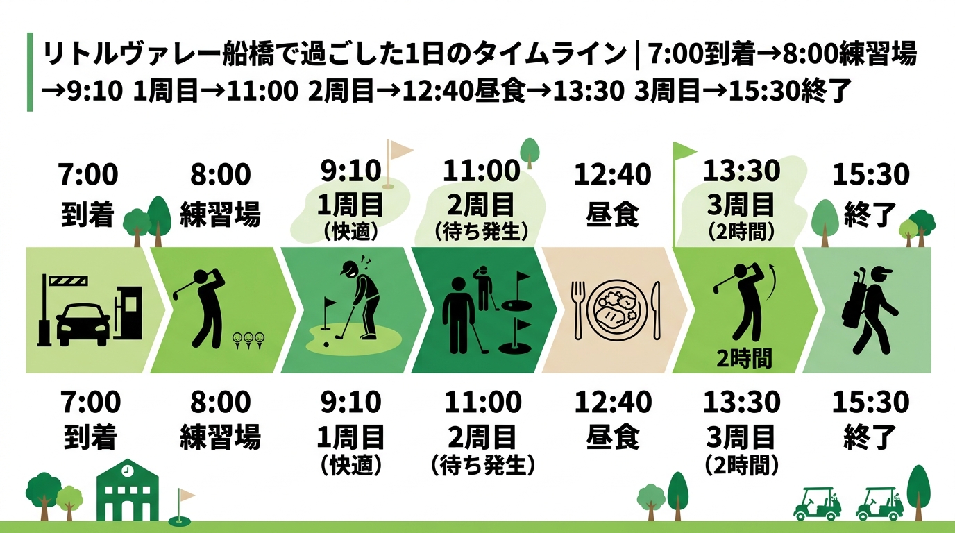 リトルヴァレー船橋で過ごした1日のタイムライン
