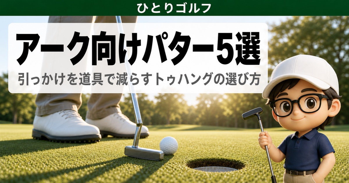 アークストロークに合うOdysseyパター5選｜引っかけを道具で減らすトゥハングの選び方
