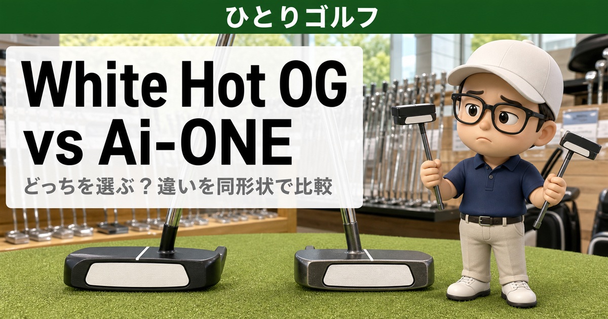 White Hot OGとAi-ONEどっちを選ぶ？ホワイトホットとAi-ONEの違いを同形状で比較