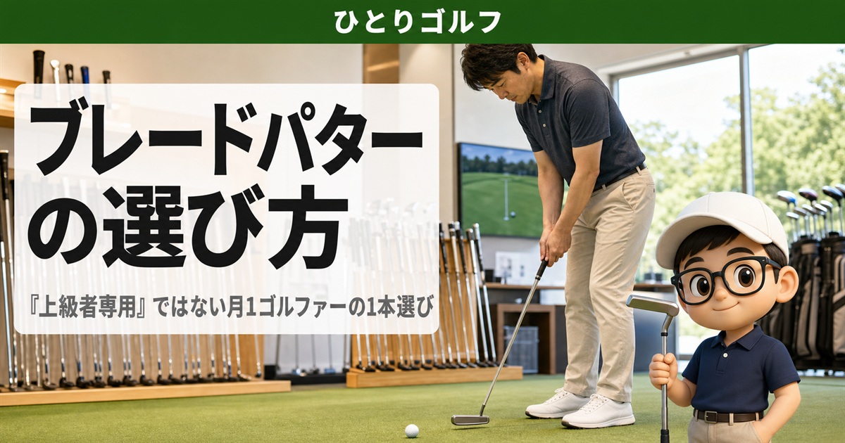 ブレードパターの選び方 完全ガイド｜「上級者専用」ではない月1ゴルファーのための1本選び